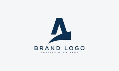letter A logo design vector template design for brand
