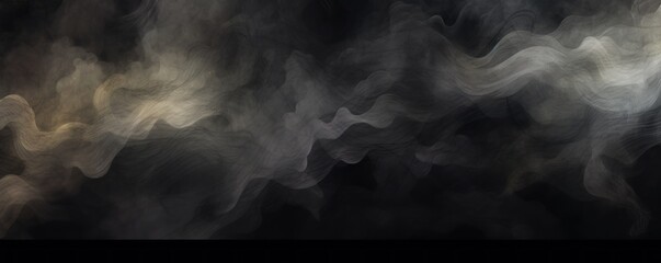 Black dark watercolor abstract background