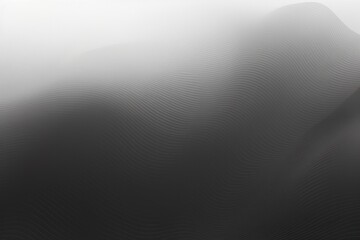 Black gradient wave pattern background with noise texture and soft surface 