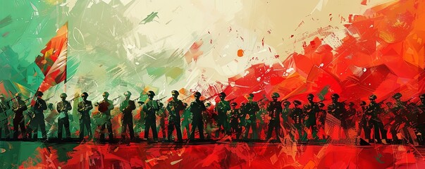 16 December Bangladesh victory day.art illustration