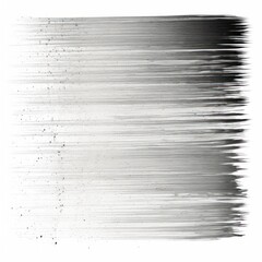 Black thin barely noticeable paint brush lines background pattern isolated on white background gritty halftone