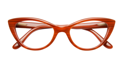 Pair of glasses delicately placed on a pristine white surface