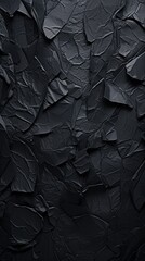 Black torn plain paper pattern background