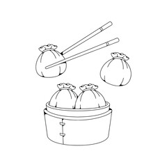 Hand Drawn Chinese Food Illustration