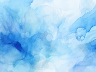 Fototapeta na wymiar Blue light watercolor abstract background 