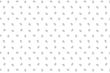 Seamless abstract pattern. Bitcoin. Fantasy ornament. Black outline on a white background. Flyer design, advertising background, fabric, clothing.