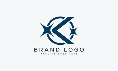 letter K logo design vector template design for brand