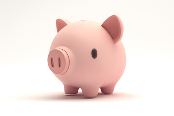 Piggy bank representing the concept of saving money and investment