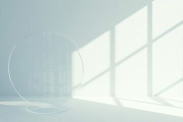 abstract Glass background with shadows 