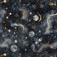 background with stars