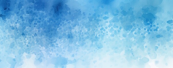 Fototapeta na wymiar Blue watercolor abstract halftone background pattern