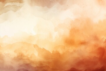 Brown light watercolor abstract background