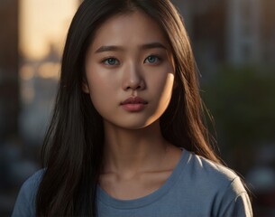 Young woman portrait