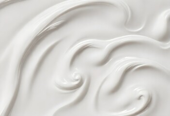 White Beauty Skincare Cream Background