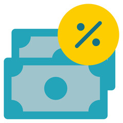 money discount sale promotion flat style