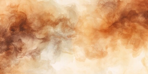 Brown watercolor abstract background