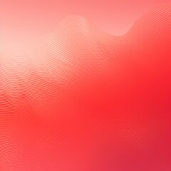 Coral red gradient wave pattern background with noise texture and soft surface gritty halftone art 