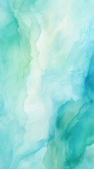Cyan light watercolor abstract background