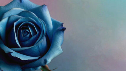 purple red blue and white rose in background withy text copy space in the middle with big empty...