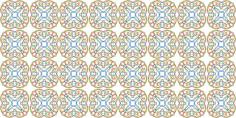 Seamless pattern on a white background. Contemporary modern Ukrainian embroidery