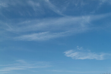 Cloudy sky background. texture of clouds and blue sky. Photo of the real sky
