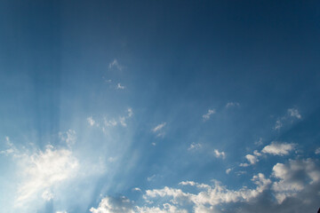 a photo of a cloudy sky. Sky background. natural clouds.