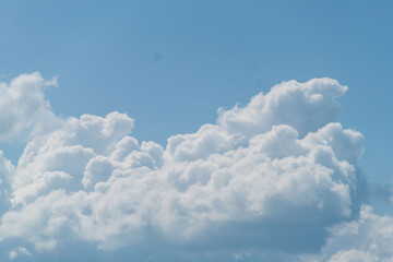 a photo of a cloudy sky. Sky background. natural clouds.