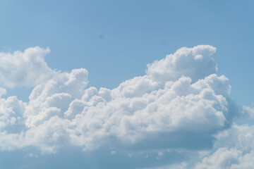 a photo of a cloudy sky. Sky background. natural clouds.