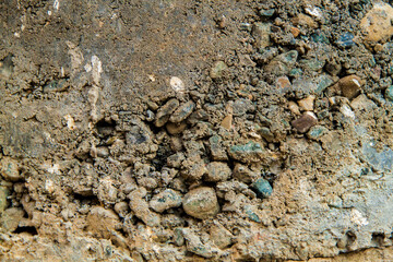 Photo Texture of gray concrete. Blank for texture design