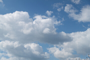 a photo of a cloudy sky. Sky background. natural clouds.