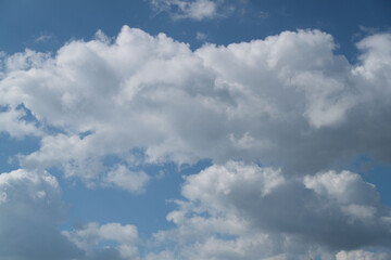 a photo of a cloudy sky. Sky background. natural clouds.
