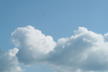 a photo of a cloudy sky. Sky background. natural clouds.