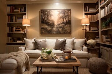 Basement Living Room Decor Ideas: Cozy Atmosphere, Comfortable Furnishings, Inviting Colorscape