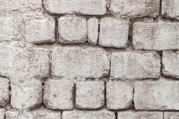 Texture of an old brick wall. Vintage background.