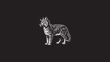 Wildcat design, bobcat design logo 