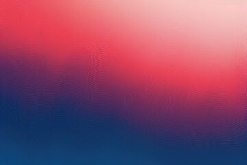 Indigo red gradient wave pattern background with noise texture and soft surface gritty halftone art - obrazy, fototapety, plakaty