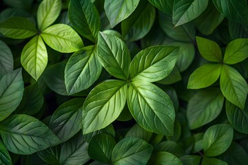 green leaves, background
