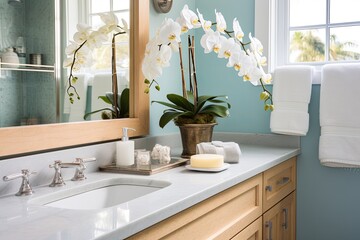 Tranquil Coastal Retreat: Soothing Bathroom Oasis Designs with Coastal Flair