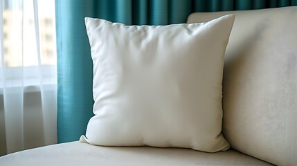 Pillow Perfection: Elegant Grey Cushion Mockup Design