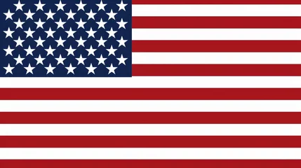 Foto op Plexiglas Flag of united states of america  © MOUISITON
