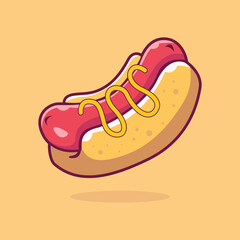 Fast food illustration set. Vector Fast Food
