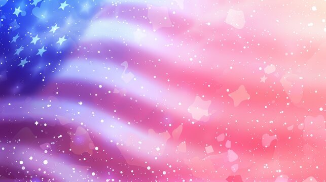 Gradient american flag day background
