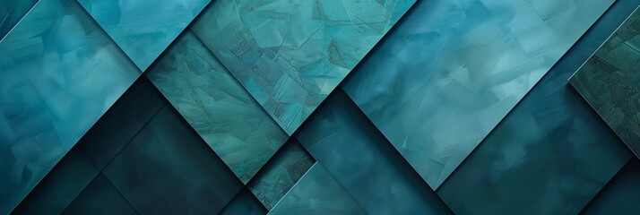 Turquoise Tiles A Modern Take on Traditional Design Generative AI - obrazy, fototapety, plakaty