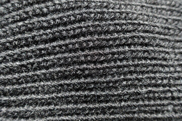 Backdrop - black acrylic rib knit fabric texture