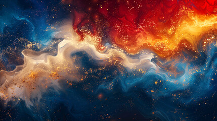 An abstract night sky background - 773901727