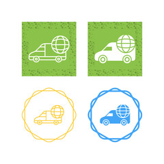 Global Delivery Vector Icon