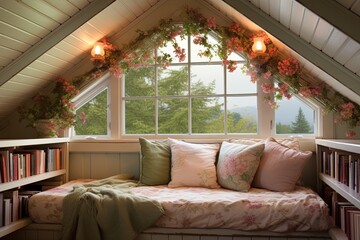 Dreamy Dormer Window: Attic Bedroom Decors for a Peaceful Retreat & Reading Spot