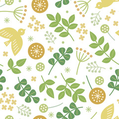 ナチュラルデザインシームレスパターン