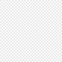 Seamless transparent pattern background, vector checkerboard simulation alpha channel png transparency texture. White and gray checkered pattern. Empty template