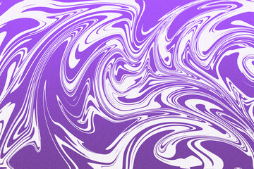 Abstract modern Liquid Marbling background with grainy texture